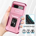 thumbnail image 4 of Funda para GANGXUN Google Pixel 8A - Soporte metálico, Función magnética, Rosa, 4 of 5