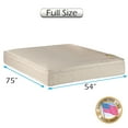 thumbnail image 2 of DS USA Comfort Pedic Extra Firm Pillow Top (Eurotop) Mattress Only (Full Size-54"x75"x11") Sleep System with Enhanced Foam Encased Support- Fully Assembled, Plush Knit Cover By Dream Solutions USA, 2 of 5