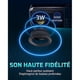 thumbnail image 3 of st Portable Radio, 3W FM Radio 600mAh with Dual Speakers, LED Flashlight, Rechargeable Battery, Suitable for MP3, AUX, USB, TF, 3 of 4