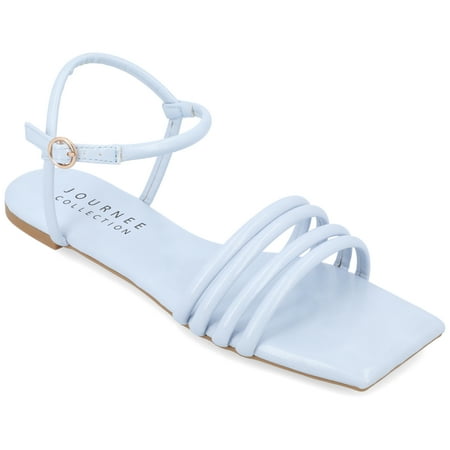 

Journee Collection Womens Lyddea Tru Comfort Foam Buckle Multi Strap Sandal