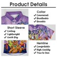 thumbnail image 5 of Scooby-Doo Men's Hawaiian Shirt Short Sleeve Casual Summer Beach Aloha Shirt Button Down Hawaii Shirts, 5 of 7