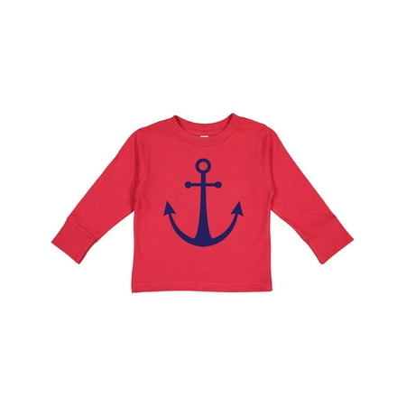 

Inktastic Anchor Nautical Gift Toddler Boy or Toddler Girl Long Sleeve T-Shirt