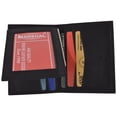 thumbnail image 6 of Cowhide Leather Slim L Shape ID Card Holder Bifold Wallet 1309 CF, 6 of 56