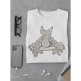 thumbnail image 3 of Sphynx Cat Ribbon T-Shirt Men -Image by Shutterstock, Male Medium, 3 of 4