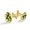 Color 3, variant on Men's Classic Stainless Steel, Colors Animal Dinosaur Pattern Cufflinks Business Wedding Shirts, Golden