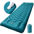 thumbnail image 1 of GDREAMT Colchoneta inflable para acampar con almohada, colchoneta para dormir extra gruesa de 4 pulgadas con bomba incorporada, colchón de aire compacto y ultraligero para mochileros, senderismo, tien, 1 of 5