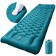 thumbnail image 1 of GDREAMT Colchoneta inflable para acampar con almohada, colchoneta para dormir extra gruesa de 4 pulgadas con bomba incorporada, colchón de aire compacto y ultraligero para mochileros, senderismo, tien, 1 of 5