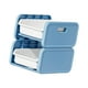 thumbnail image 5 of Caja de almacenamiento debajo del escritorio, organizador de mochila, cesta, , contenedor, caja organizadora para despensa, habitación de niños, Azul 35cm Sin Ruedas, 5 of 9