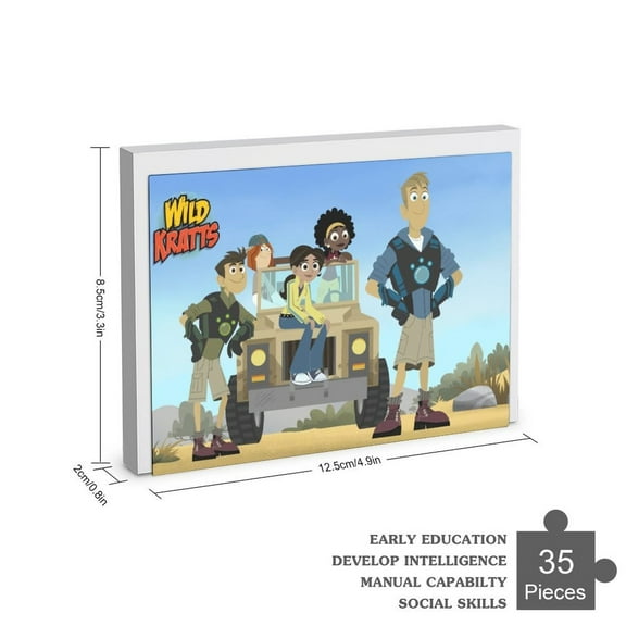Wild Kratts Jigsaw Puzzle 35/70/120/200/300/500/1000 Piece High Quality Birthday Gift