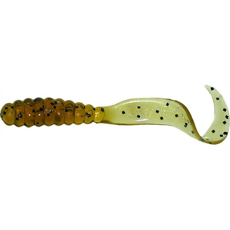 UPC: 0024376048046 | Mister Twister Meany 3 Soft Plastic Grub Pumpkin Pepper