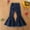Dark Blue, variant on TAIAOJING Toddler Baby Kids Girls Solid High Waist Denim Bell Bottoms Jeans Casual Joggers, 2-3 Years