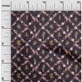 thumbnail image 2 of oneOone Viscose Chiffon Purple Fabric Cowboy Sewing Craft Projects Fabric Prints By Yard 42 Inch Wide, 2 of 5