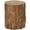 Natural 436, variant on Natural Concrete Tree Stump Stool, Decorative Side Table with Wood Grain Finish, Round End Table for Living Room, 14.5x17 inch, Rustic Accent Table for Indoors and Outdoors