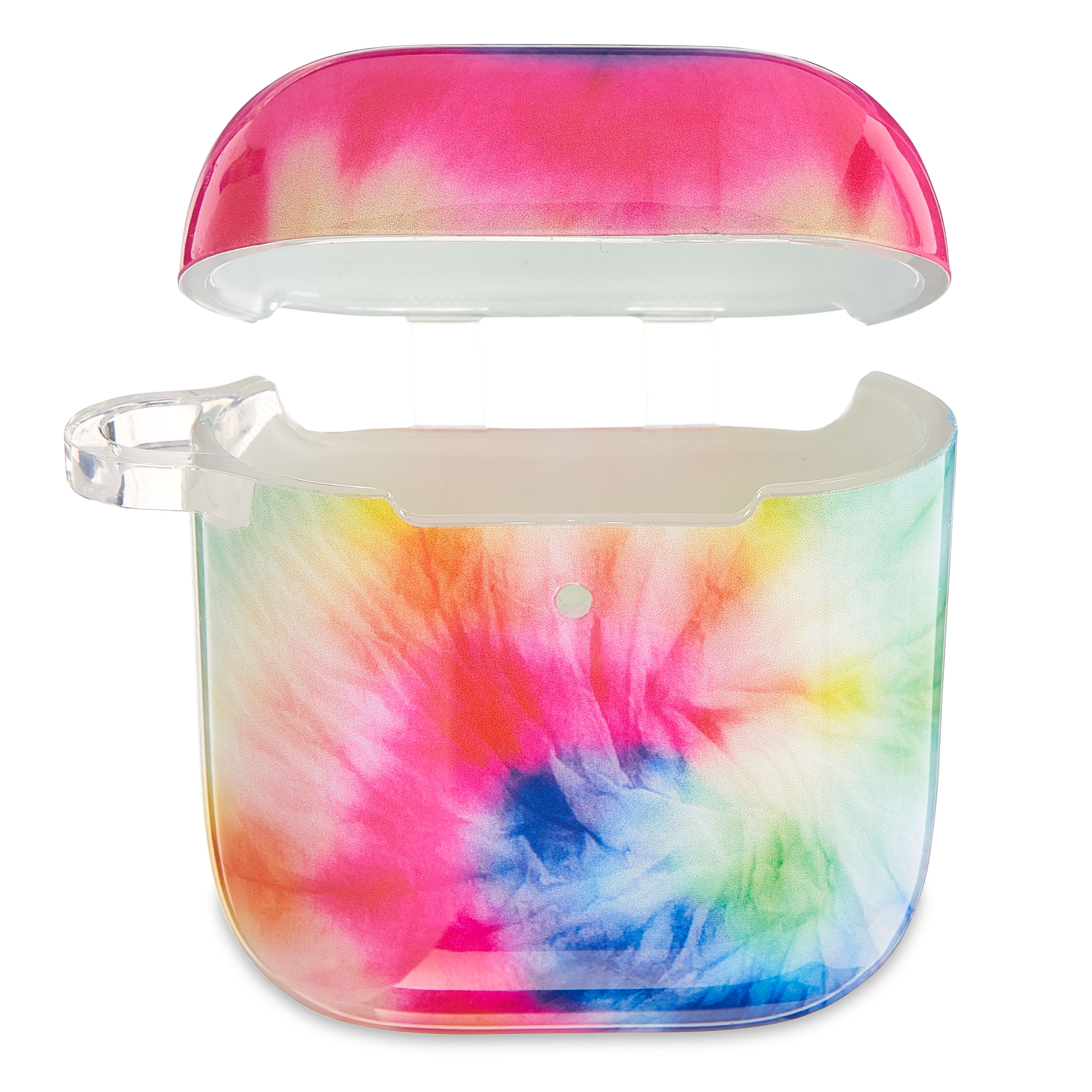 onn. Charging Case Cover for Apple Airpods (1st and 2nd generation), Tie Dye