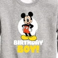 thumbnail image 3 of Mickey & Friends - Birthday Boy Spotlight - Toddler And Youth Crewneck Fleece Sweatshirt, 3 of 5