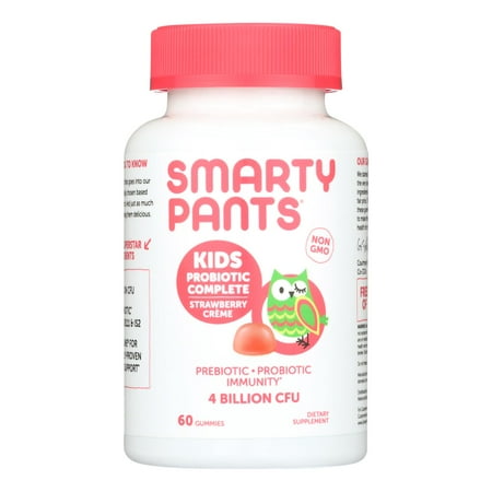SmartyPants Probiotic & Prebiotic Immunity Gummies for Kids 60 ea (Pack of 3)