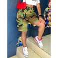 thumbnail image 5 of Women’s Camouflage Cargo Shorts – Casual Summer Multi-Pocket Utility Shorts for Outdoor  Streetwear, 5 of 6