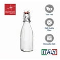 thumbnail image 5 of Bormioli Rocco Swing Top Glass Bottle (Set of 2) - 8.5 oz Kitchen Containers with Airtight Seal, Ideal for Homemade Dressings, Syrups, Infused Oils, Small-Batch Beverages - Glassware for Kitchen, 5 of 7