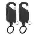 thumbnail image 2 of Porte-clés Rétractable, 2 Pcs Porte-Clés Rétractable Robuste pour l'Extérieur Porte-Clés Rétractable Robuste Caractéristiques Améliorées, 2 of 8