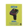thumbnail image 6 of onn. Bluetooth FM Car Charger with LCD Screen, Type C, Wirelessly Stream Calls and Music, 6 of 10