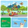 thumbnail image 4 of PicassoTiles Magnetic Tiles for Kids – 116PCS Hedgehog Playset STEM Building Blocks Educational Toy, 4 of 13