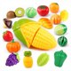 thumbnail image 2 of Cocina para niños Juguetes de cocina zhangmengya Verduras a granel pan de frutas pescado frutas cortadas LED, 2 of 2