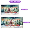 thumbnail image 5 of Merry Christmas Santa Reindeer Antlers Boston Terrier Sleigh Xmas Winter Holiday Desk Mat Full Keyboard Mouse Pad Gentleman Dog Lover Gifts Large Mousepad - 00023, 5 of 5