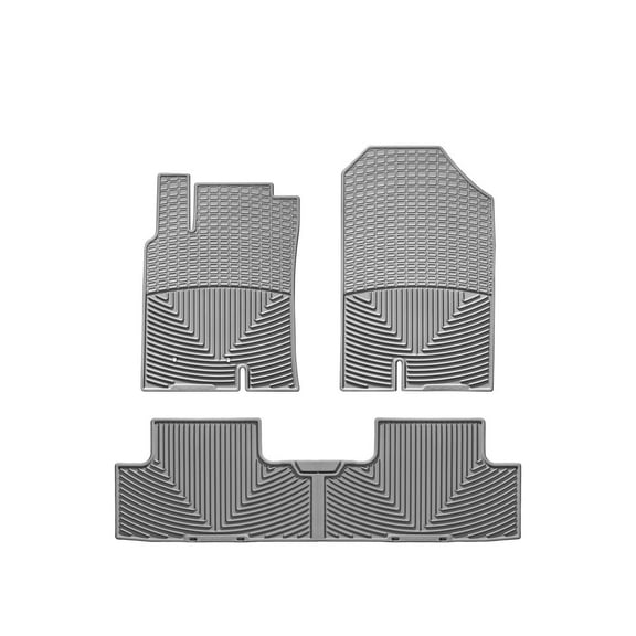 WeatherTech All-Weather Floor Mats compatible with 2010-2013 Honda Insight - 1st & 2nd Row, Grey