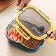 thumbnail image 4 of Fiambrera 1200ml, Bote Repas En Plastique Avec Poigne Pour Enfant Adult, Boite Bento Pour Chauffage Au Four Micro-ondes, Sans Bpa Pour Voyages C, 4 of 5