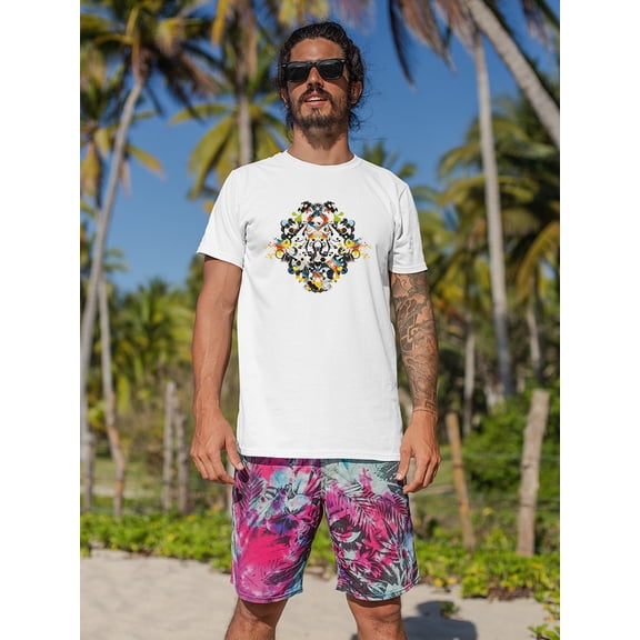 Colorful Art Design Tee Men's -Image by Shutterstock
