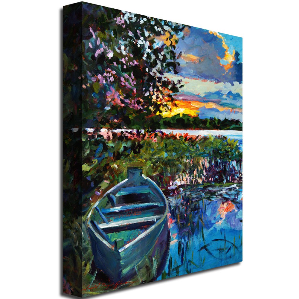 Trademark Art "Days End" Canvas Wall Art by David Lloyd Glover