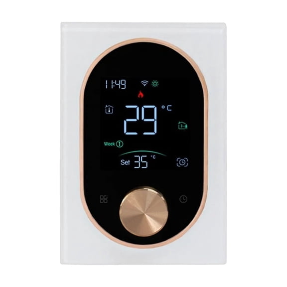 WiFi Heating Thermostat Room Electric Smart Knob Thermostat Temperature Controller ,Easy to Install