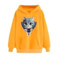 thumbnail image 2 of PNTUTB Women's Round Neck Print Winter Hoodie Casual Sweatshirt Long Sleeved Comfortable Pullover, 2 of 6