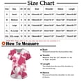 thumbnail image 2 of TIMIFIS Hauts de Sarrau de la Saint-Valentin pour Femmes Imprimés Uniforme de Travail à Manches Courtes Col en V Blouse T-shirt de Travail avec Poches - Imprimé Rouge, 2 of 3