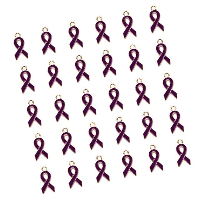 simhoa 30Pcs Ribbon Pendants Pendant Making DIY Ear Key Enamel