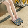 thumbnail image 6 of KLL Cute Turtle Slippers for Women Men House Slip on Indoor Outdoor Bedroom Furry Fleece Lined Ladies Comfy Anti-Skid Rubber Hard Sole-Large, 6 of 8