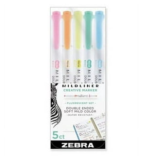 ZEBRA Glitter Highlighter, Kirarich, 5 Color Set (4901681512102)