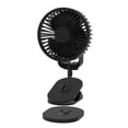 thumbnail image 2 of Ventilador de escritorio pequeño Clip en Ventilador de refrigeración Carga USB 3 velocidades 3 Silencioso para negro 4000mah Zulema Mini ventilador portátil, 2 of 8