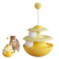thumbnail image 2 of Jouet pour Chat à Support Inversé avec Balle en Peluche à Ressort, Jouet pour Animal, Base Lestée, Rotation Fluide à 360 Degrés, Jouet d'Activité pour Chat d'Intérieur, 2 of 8