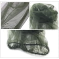 thumbnail image 4 of Moustiquaire Tête de Filet Vert Couverture de Maille, Filet de Protection du Visage Insecte Résistance aux Moustiques Chapeau de Poisson Soleil, avec des Trous Extra Fins, Tête de Protecteur, Parfait pour les Hommes Ou les Femmes en Plein Air (2 Pack), 4 of 7