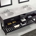 thumbnail image 2 of Caroline MD-2272-BGRO-WH-012 Estate 72 Inch Double Bathroom Vanity Set In White, 2 of 9