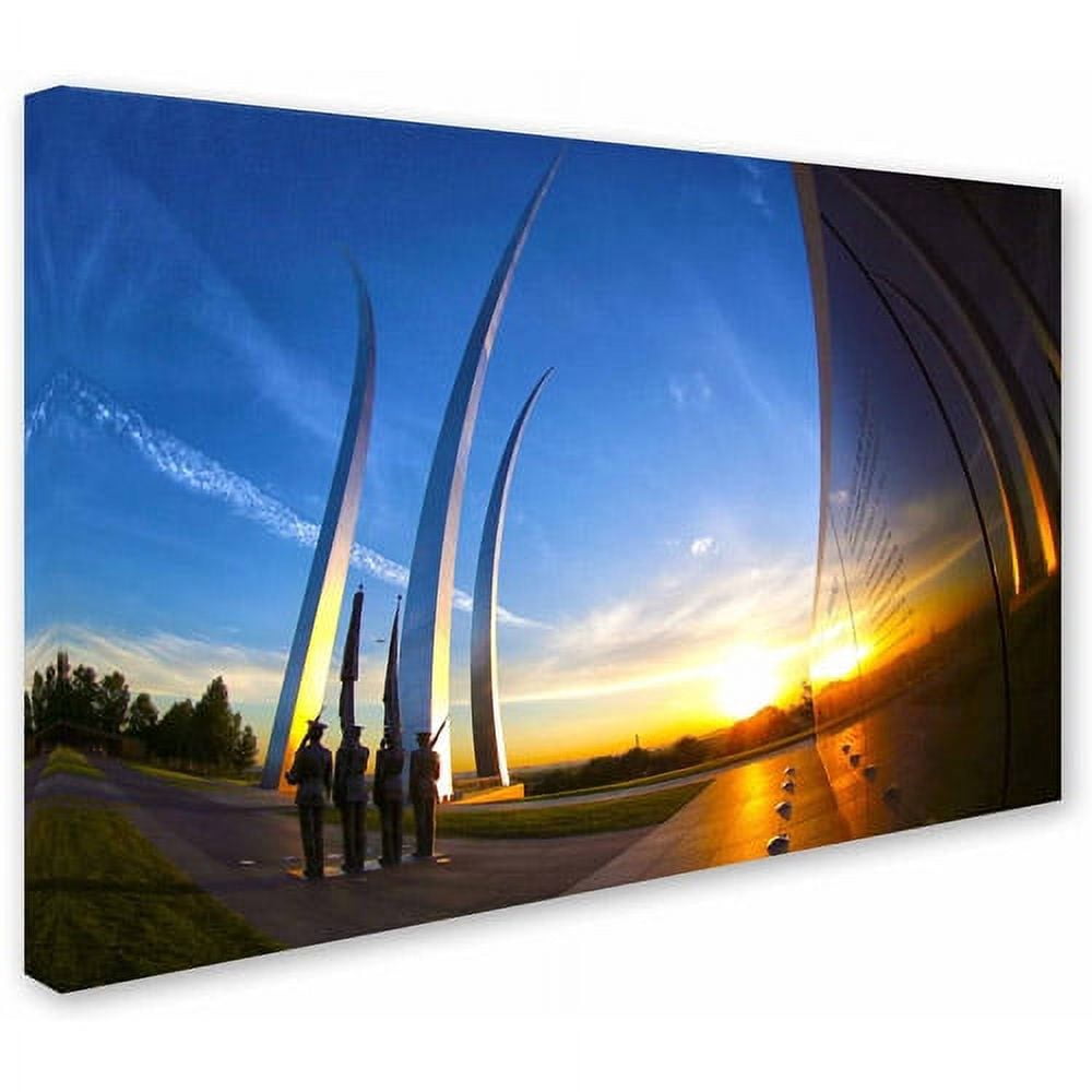 Trademark Fine Art "Air Force Memorial 15" Canvas Art by CATeyes