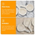 thumbnail image 2 of 8Pcs Small Candle Tray Ceramic Spoon for Home Tealight Holder White Heat Resistant 3.5 inch, 2 of 6