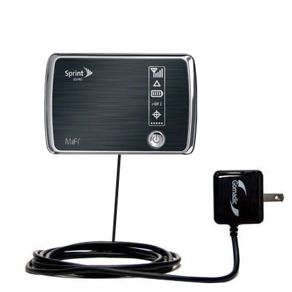Gomadic Intelligent Compact AC Home Wall Charger suitable for the Novatel MIFI 4082 - High output power with a convenient, foldable plug design - Uses