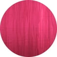 thumbnail image 1 of Ahgly Company Indoor Round Abstract Pink Contemporary Area Rugs, 4' Round, 1 of 4