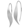 thumbnail image 2 of Auriga Fine Jewelry 925 Sterling Silver Rh-plated and Brushed Threader Dangle Earrings for Women, 2 of 6