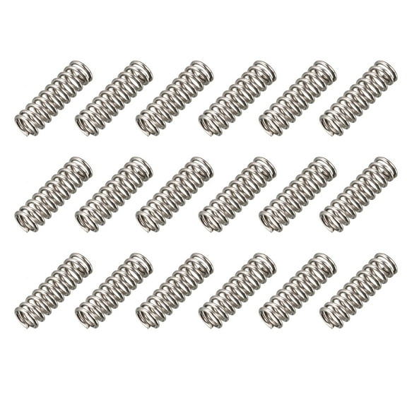 1.2mmx8mmx25mm Nickel Plated Compression Extension Spring Coil Springs 18pcs