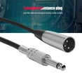 thumbnail image 4 of 6.35mm Male To XLR Female Cable, 30cm Length Audio Adapter Cable Zinc Alloy Shell Less Interference  For Speaker Equipment, 4 of 8