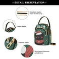 thumbnail image 4 of FORMRS Crossbody Bag for Women Quilted Travel Shoulder Cell Phone Purse with Chain Strap Handbag, Christmas Cat, 4 of 7