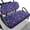 Purple Butterfly, variant on Garronmavis Magic Mushroom Universal Golf Cart Seat Covers for Most Brand Breathable Air Golf Cart Elastic Seat Covers Washable Interior Accessiores for Enhance Beauty